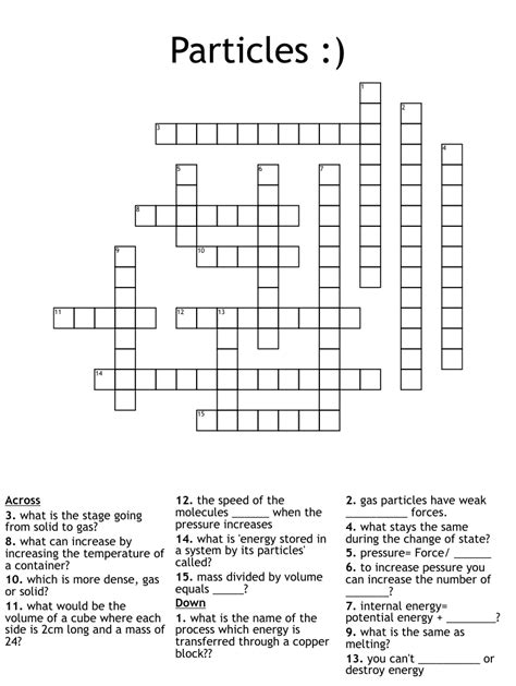 Elementary particle crossword clue - Chargeless elementary particle is a crossword puzzle clue that we have spotted 1 time. There are related clues (shown below). There are related clues (shown below). Referring crossword puzzle answers 